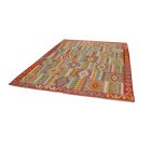 Ročno tkana Kilim 206x292 Maimana Kelim preproga