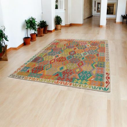 Afgan Kilim Chobi 205x295 ročno tkana preproga Kilim