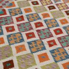 Maimana Kilim preproga 202x297 afgan ročno tkana Kilim