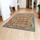 Volnena preproga Kilim Chobi 203x298 ročno tkani afgan kilim