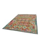 Volnena preproga Kilim Chobi 203x298 ročno tkani afgan kilim