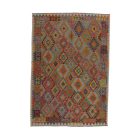 Chobi preproga Kilim 202x293 ročno tkana volna kelim