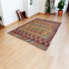 Afgan Kilim Chobi 194x299 cm – orientalska ročno tkana preproga Kilim velike velikosti
