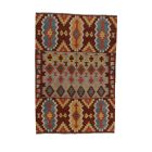 Volneni kilim 202x298 cm – ročno tkana preproga Kilim Chobi iz Afganistana
