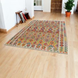 Ročno tkana Kilim Chobi 205x301 afgan volneni kilim