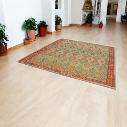 Ročno tkana Kilim 254x294 Maimana Kelim preproga