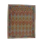 Afganistanska Kilim Chobi 252x301 cm – ročno izdelana preproga