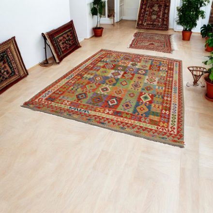 Ročno tkana Kilim Chobi 203x297 afgan volneni kilim