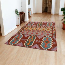   Preproga Kilim Chobi 194x297 Afganistanski ročno tkani kilim