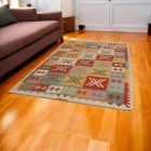 Ročno tkana Kilim 193x300 Maimana Kelim preproga
