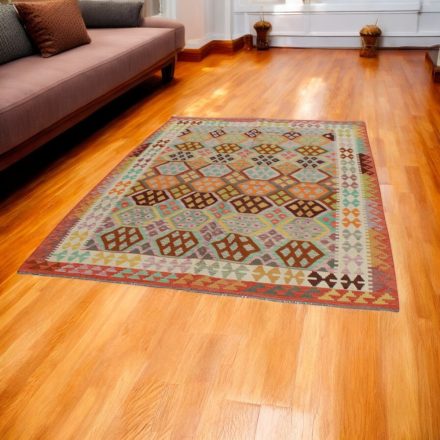 Etnična preproga Kilim Chobi 199x300 ročno tkana preproga