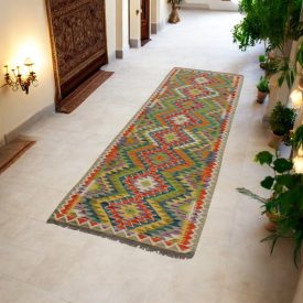   Afgan tekači preproga Kilim 80x285 ročno tkana preproga Kilim