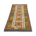 Ročno tkana tekači preproga Kilim Chobi 80x244 afgan volneni kilim