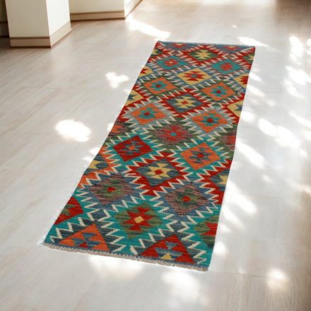 Maimana Tekači preproga Kilim 58x203 afgan ročno tkana Kilim