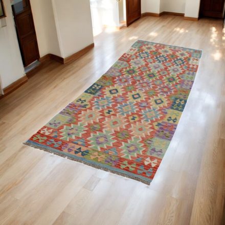 Tekači preproga Kilim Chobi 91x293 Afganistanski ročno tkani kilim