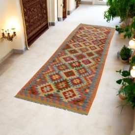  Afgan tekači preproga Kilim 84x302 ročno tkana preproga Kilim