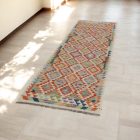 Tekači Kilim Chobi 89x293 cm – dolga ročno tkana volna preproga