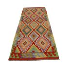 Ročno tkana tekači preproga Kilim 88x290 afgan volneni kilim