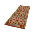 Ročno tkana tekači preproga Kilim 88x290 afgan volneni kilim