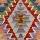 Ročno tkana tekači preproga Kilim 88x290 afgan volneni kilim