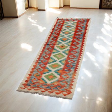 Chobi tekači preproga Kilim 57x194 ročno tkana volna kelim