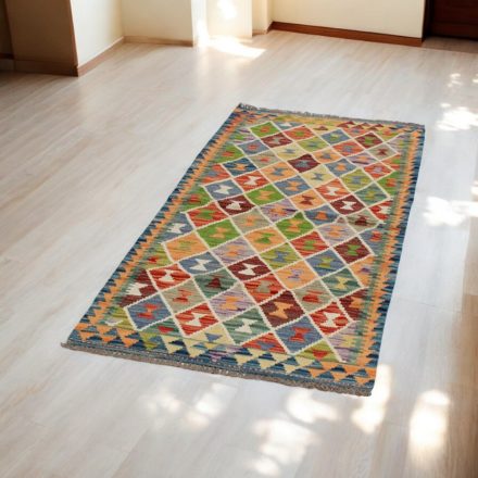 Tekači preproga Kilim Chobi 81x185 Afganistanski ročno tkani kilim