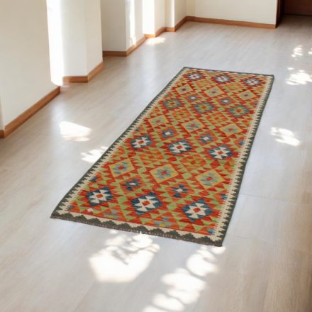 Etnična tekači preproga Kilim 84x240 ročno tkana preproga