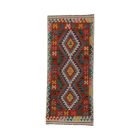 Afgan tekači preproga Kilim Chobi 81x186 etnični ročno tkani Kilim