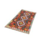 Afgan tekači preproga Kilim Chobi 81x186 etnični ročno tkani Kilim