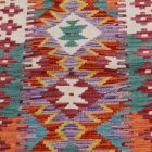 Etnična tekači preproga Kilim Chobi 85x194 ročno tkana preproga