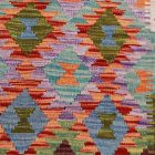 Etnična tekači preproga Kilim 63x202 ročno tkana preproga