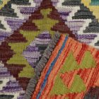 Etnična tekači preproga Kilim Chobi 64x198 ročno tkana preproga