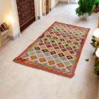Afgan tekači preproga Kilim Chobi 87x199 ročno tkana preproga Kilim