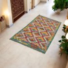 Afgan tekači preproga Kilim Chobi 80x192 etnični ročno tkani Kilim