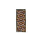 Afgan tekači preproga Kilim Chobi 80x192 etnični ročno tkani Kilim