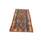 Ročno tkana tekači preproga Kilim Chobi 80x207 afgan volneni kilim