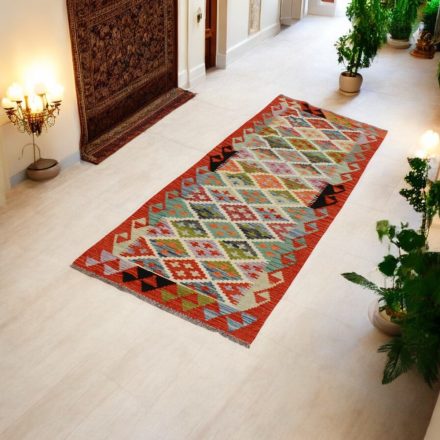 Afgan tekači preproga Kilim Chobi 64x202 ročno tkana preproga Kilim