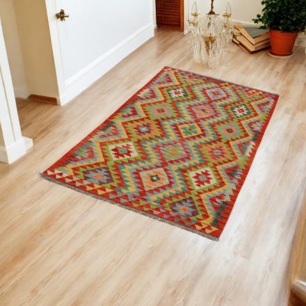 Volnena tekači preproga Kilim Chobi 94x190 ročno tkani afgan kelim