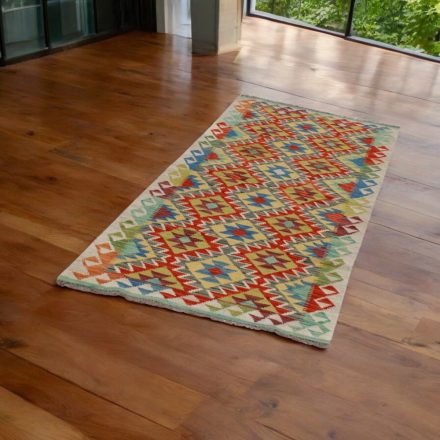 Tekači preproga Kilim Chobi 85x205 Afganistanski ročno tkani kilim