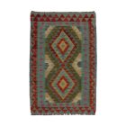 Chobi preproga Kilim 85x129 ročno tkana volna kelim