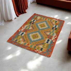 Maimana Kilim preproga 84x132 afgan ročno tkana Kilim