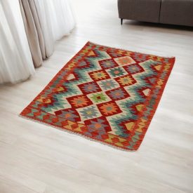Ročno tkana Kilim Chobi 82x121 afgan volneni kilim