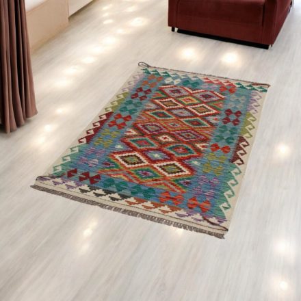 Etnična preproga Kilim Chobi 94x144 ročno tkana preproga