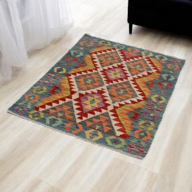 Kilim Chobi preproga 86x126 cm – etnični ročno tkan Kilim