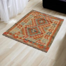 Ročno tkana Kilim Chobi 80x113 afgan volneni kilim