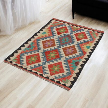 Volnena preproga Kilim Chobi 81x125 ročno tkani afgan kilim
