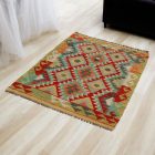 Etnična preproga Kilim Chobi 88x122 ročno tkana preproga