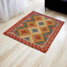 Afghan Kilim Chobi 82x114 ročno tkana preproga Kilim