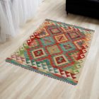 Afghan Kilim preproga Chobi 80x124 etnični ročno tkani Kilim