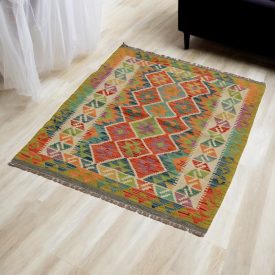 Ročno tkana Kilim Chobi 84x125 afgan volneni kilim